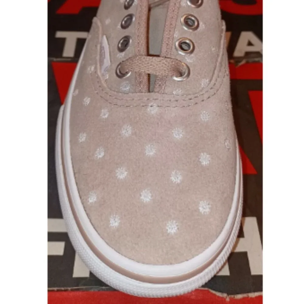 Vans Authentic Platform 2.0 Suede Polka Dot Shadow Gray/True White VNOA3AV8T7U